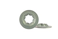 Flat Round Type Pushnut 7/32" Steel/Mech Zinc