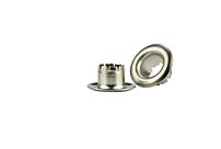 A289Nkl Rolled Flange Eyelet Brass/Nickel (Scored)