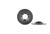 Flat Round Type Pushnut 5/32" Steel/Black Phos 1