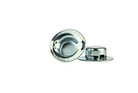 Washer Cap Pushnut 3/8" Steel/Zinc Electro