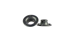 #0 Rolled Rim Grommet Dull Black Chem