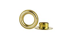 #2 Self Piercing Grommet & Self Piercing Washer Brass/Plain