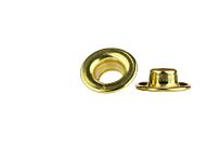 #3 Rolled Rim Grommet Brass