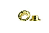 #4 Rolled Rim Grommet Brass