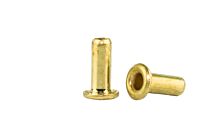 GS2-5Brass Rolled Flange Eyelet Brass/Plain
