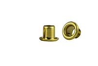 GS5-5Brass Rolled Flange Eyelet Brass/Plain
