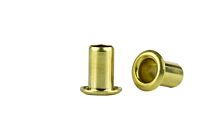 GS5-8Brass Rolled Flange Eyelet Brass/Plain