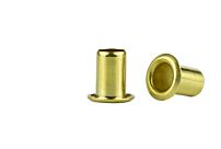 GS8-12Brass Rolled Flange Eyelet Brass/Plain