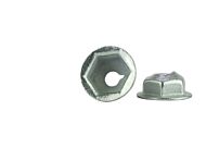 Capped Washer Lock Nut 8-32 Steel/Mech Zinc