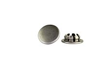 Plug Button 7/16" Steel/Plain .037-.047