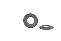 Flat Round Type Pushnut Fastener 1/8" Steel/Black Phos