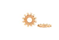 #10 External Lock Washer Copper Flash
