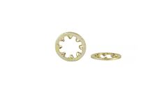 #8 Internal Lock Washer Zinc Yellow